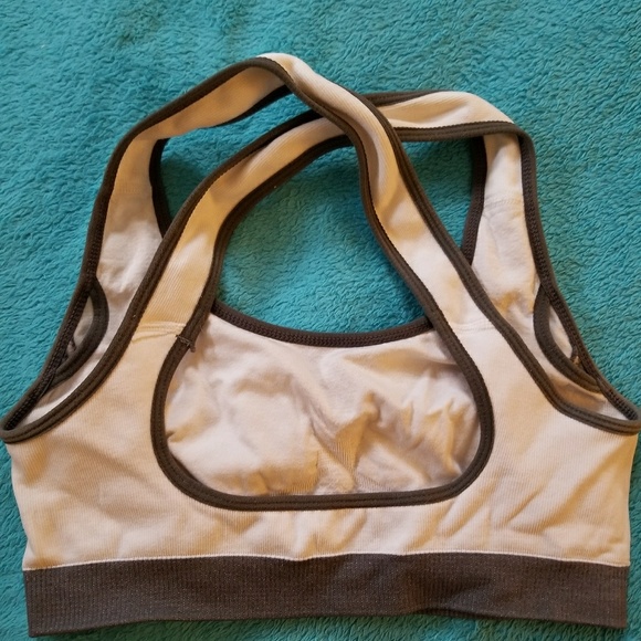 White and grey Sports Bra - Picture 3 of 3